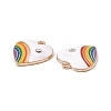 Alloy Enamel Pendant ENAM-H039-07G-3