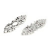 Tibetan Style Alloy Connector Cabochon Settings FIND-B050-13AS-2