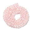 Baking Electroplate Glass Beads Strands LS-DGLA-A039-J10mm-B14-2