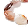 Natural Striped Agate/Banded Agate Beads Strands G-Z061-C09-04-4