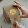 Plastic Self Adhesive Gold Foil Embossed Stickers DIY-WH0211-130-6