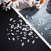 150Pcs Cubic Zirconia Pointed Back Cabochons ZIRC-HY0001-15-4