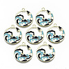 Chinese Style Alloy Pendants LS-RESI-R431-07-RS-1