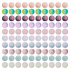 200Pcs 10 Colors Crackle Glass Beads Strands GLAA-TA0003-31B-1