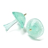 Luminous Epoxy Resin Mushroom Pendants RESI-C054-01F-3