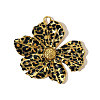 304 Stainless Steel Enamel Pendants STAS-OY005-16G-3