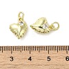 Rack Plating Brass Micro Pave Clear Cubic Zirconia Charms KK-G487-03G-3
