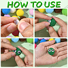 150Pcs Polyester Pom Pom Ball DIY-SC0031-32-3