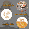 Mega Pet 44pcs 22 style Alloy Enamel Pendants ENAM-MP0001-07-3