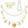 Bag Decorative Chain Kits HJEW-MA00031-1