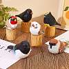 Wooden Birds and Tree Stump Ornaments JX726A-5