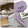 1Pc Oval Polyester Eyeglass Cases AJEW-CN0007-32E-6