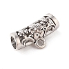 Tibetan Style Alloy Tube Beads FIND-C060-032B-AS-2
