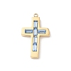 304 Stainless Steel Rhinestone Pendants STAS-L022-085G-10-1