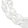 Electroplate Porcelain Imitation Pearl Beads Strands BSHE-Z009-01A-4