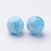 Spray Painted Glass Beads X-GLAA-R139-12mm-M-2