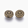 Tibetan Style Alloy Beads TIBEB-R022-AB-LF-2