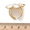 304 Stainless Steel Open Cuff Rings RJEW-A086-01G-3