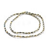 Electroplated Glass Beads Strands EGLA-H100-FP02-3