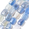 Natural Banded Agate Beads Strands G-K392-B06-13x18mm-2