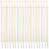 200Pcs 2 Colors Brass Flat Head Pins KK-ME0004-81-1