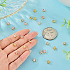 24Pcs 3 Colors Brass Pave Cubic Zirconia Rectangle Connector Charms KK-TA0009-18-6