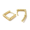 Brass Huggie Hoop Earrings for Women EJEW-C097-08G-03-2