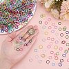 380Pcs 19 Colors Baking Paint Alloy Open Jump Rings FIND-AR0006-19A-3