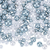 150Pcs 2 Colors ABS Plastic Imitation Pearl Round Beads KY-SP0001-63A-1
