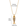 Ocean 304 Stainless Steel Enamel Pendant Necklaces WG71C62-06-1