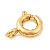 Brass Spring Ring Clasps KK-D407-20G-A-2