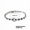 Brass Rhinestone Cup Chains Bracelet for Elegant Women with Subtle Luxury Feel SE6435-7-1
