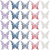 100Pcs 5 Colors Acrylic Beads TACR-SP0001-44-7
