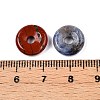 Natural & Synthetic Mixed Stone Donut Charms G-N344-38A-3