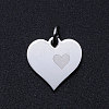 Non-Tarnish Valentine's Day 201 Stainless Steel Charms STAS-T049-T678-1-1