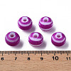 Opaque Striped Acrylic Beads LS-MACR-S373-27A-02-5