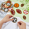 18Pcs 9 Styles Ball Polyester Embroidered Appliques PATC-FH0001-11-4
