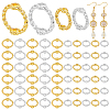 80Pcs 4 Colors Brass Bead Frames FIND-PH0021-29-1