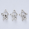 Tibetan Style Alloy Pendants X-TIBE-R316-014AS-RS-1