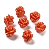 Synthetic Coral Carved Beads CORA-H003-01B-32-1