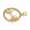 Mother's Day Brass Micro Pave Cubic Zirconia Pendants LS-KK-Q055-02A-G-2