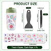 4Pcs 4 Styles UV Transfer Sticker for Glass Cup DIY-CN0003-02A-2