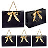 6Sets Rectangle Paper Gift Storage Bags with Handle CARB-TA0001-04B-1