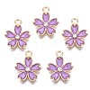 Alloy Enamel Pendants ENAM-N054-57-RS-1