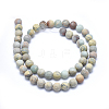 Natural Aqua Terra Jasper Beads Strands G-N0128-48F-8mm-3