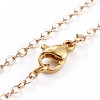 Pendant & Paperclip Chain Necklaces Set NJEW-JN02752-4