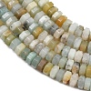 Natural Flower Amazonite Beads Strands G-G317-A30-3X6MM-5