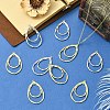 20Pcs 2 Colors Alloy Pendants Cadmium Free ENAM-YW0006-45-4