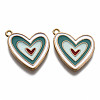 Alloy Enamel Pendants ENAM-T011-93D-NR-2