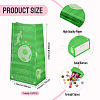 15Pcs Football Pattern Paper Bakery Bags ABAG-TA0002-32C-4